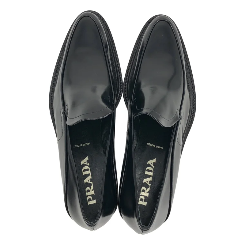 PRADA / プラダ | CALZATURE DONNA レザー ポインテッドトゥローファー | 38 | レディース