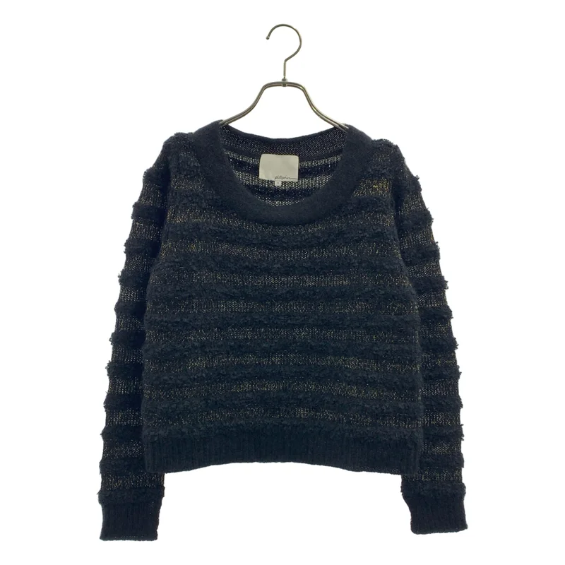 3.1 Phillip Lim / スリーワンフィリップリム | ラメ ボーダー プルオーバー ニット | S | レディース