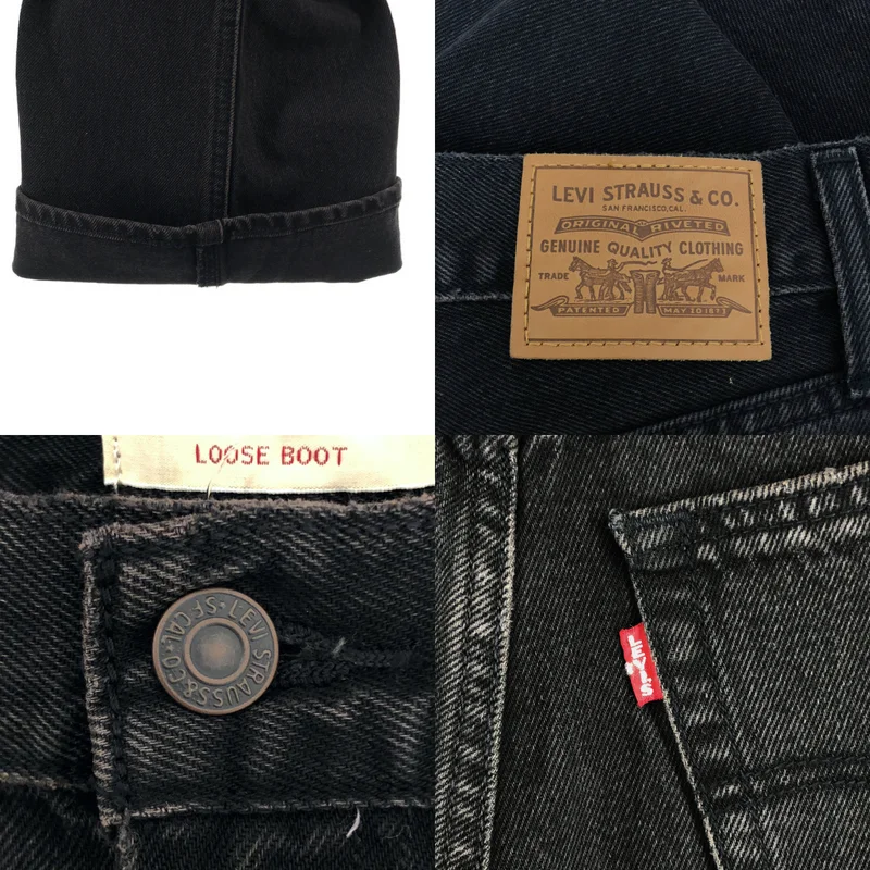 Levi's / リーバイス | LOOSE BOOT / ルーズブーツカットフレアワイドデニムパンツ | W24 L31 | レディース