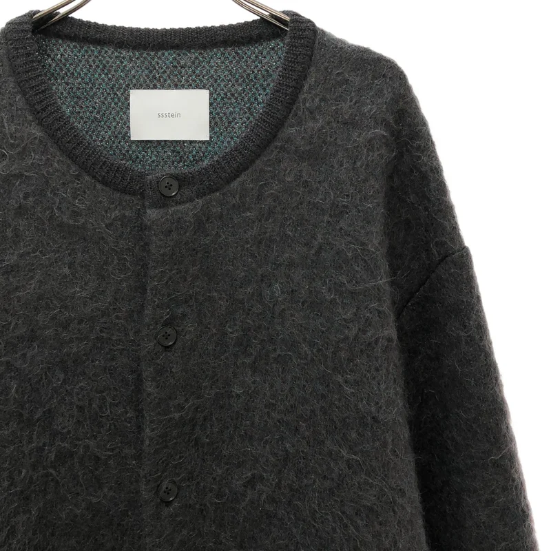 ssstein / シュタイン | 2025AW | KID MOHAIR MIX JACQUARD KNIT CARDIGAN / モヘヤ混 ジャガード ニットカーディガン | M | メンズ