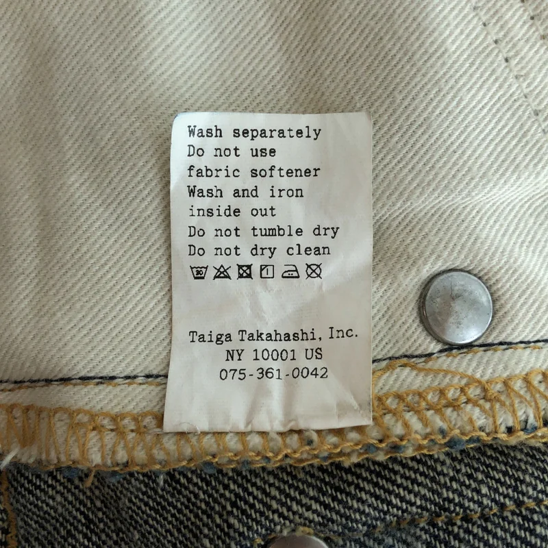 tomo kishida  / トモ キシダ | × T.T Sakiori デニムパンツ | 30 | メンズ