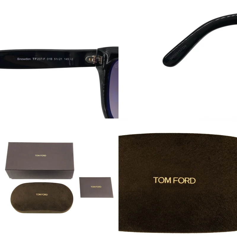 TOM FORD / トムフォード | サングラス TF237-F 01B | 51◻︎21 145 | その他