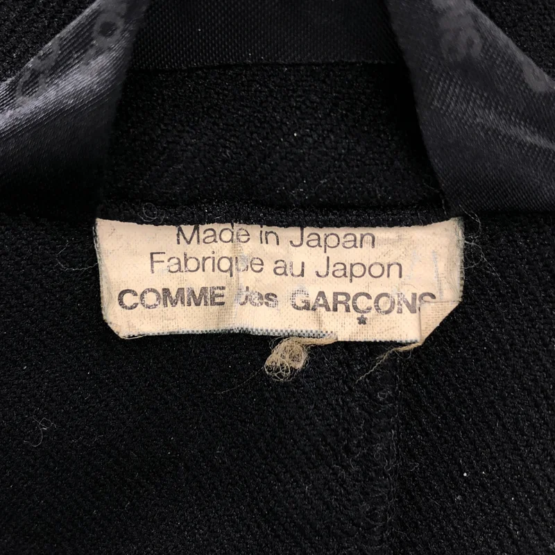COMME des GARCONS COMME des GARCONS / コムコム | 2011AW | ポリエステル縮絨 フリル装飾 ステンカラーコート | XS | レディース