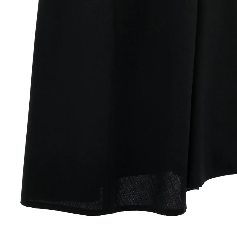 YOHJI YAMAMOTO +NOIR / ヨウジヤマモトプリュスノアール | 2009AW | ウール ストライプ バックボタン フレアスカート | 2 | レディース