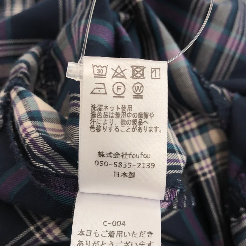foufou / フーフー | check dress hsu チェックドレス ワンピース | 1 | レディース