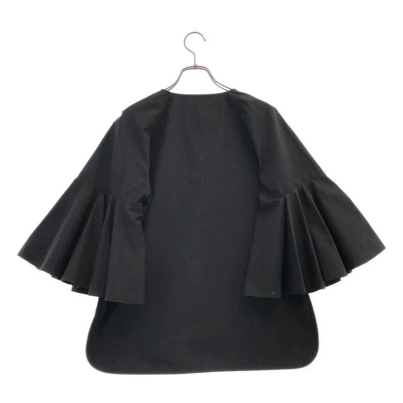 JIL SANDER / ジルサンダー | 2021SS | コットン フレアスリーブ プルオーバーブラウス | 32 | レディース
