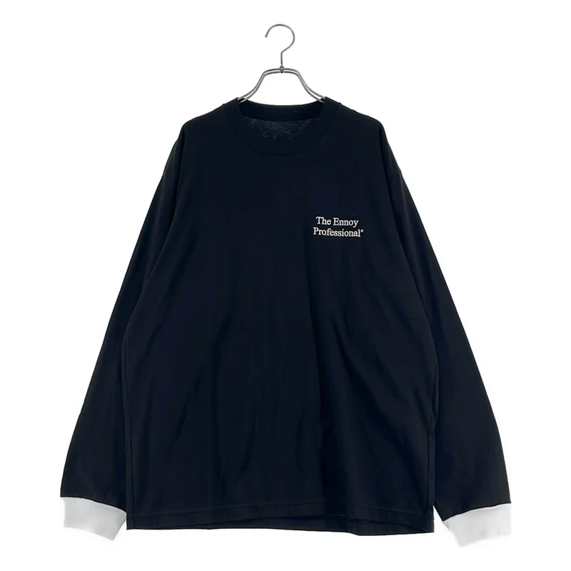 The Ennoy Professional / ザエンノイプロフェッショナル | ロゴ 刺しゅう ロングスリーブ Tシャツ | L | メンズ