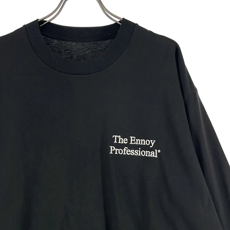 The Ennoy Professional / ザエンノイプロフェッショナル | ロゴ 刺しゅう ロングスリーブ Tシャツ | L | メンズ