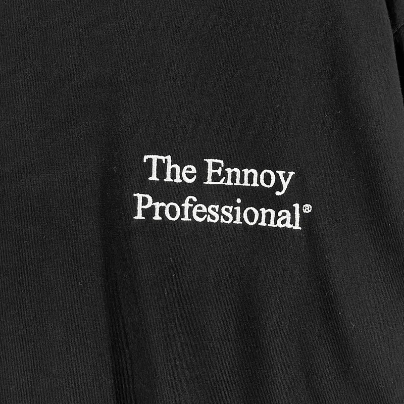 The Ennoy Professional / ザエンノイプロフェッショナル | ロゴ 刺しゅう ロングスリーブ Tシャツ | L | メンズ