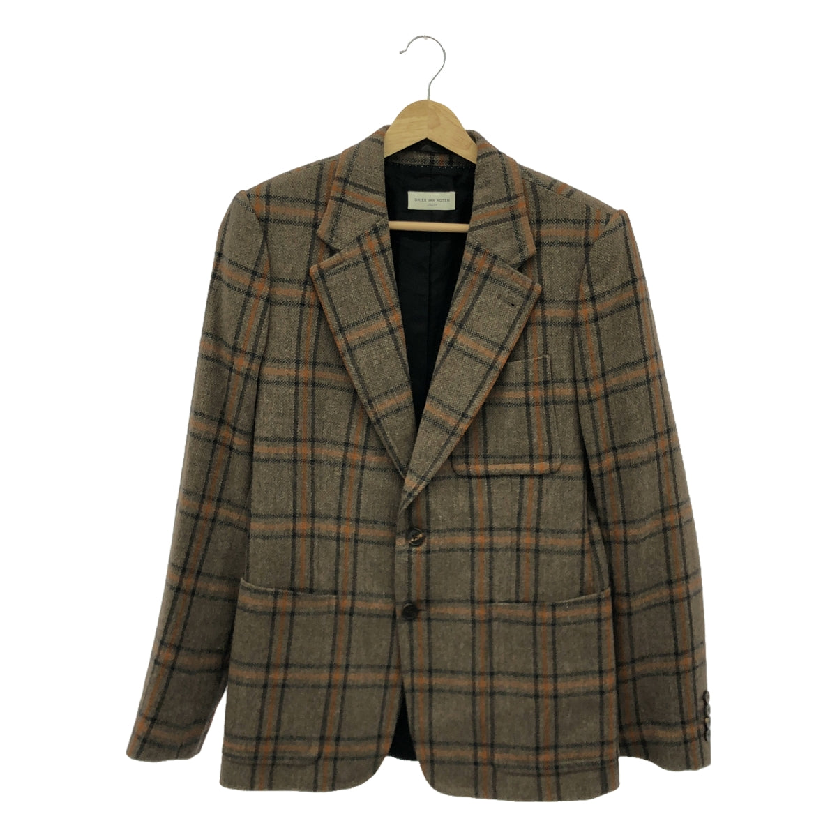 Dries Van Noten ジャケット チェック 19SS レディース DRIES VAN NOTEN / ドリスヴァンノッテン | ×Lovat CHECK 2B PATCH