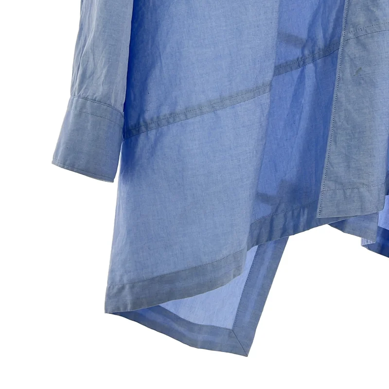 COMME des GARCONS HOMME DEUX / コムデギャルソンオムドゥ | 2021SS | 製品洗い 捻れシャツ | L | メンズ