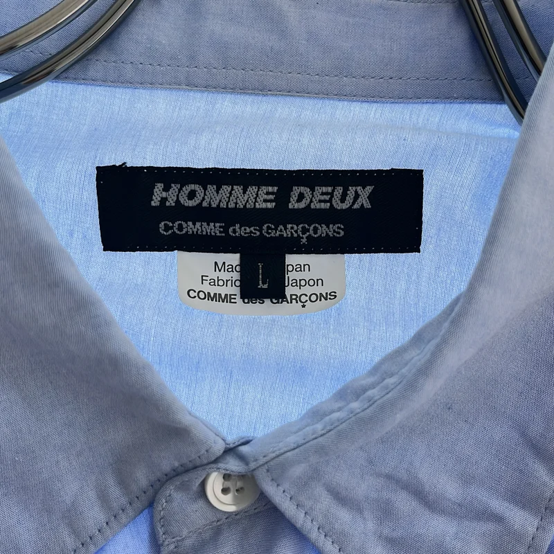 COMME des GARCONS HOMME DEUX / コムデギャルソンオムドゥ | 2021SS | 製品洗い 捻れシャツ | L | メンズ