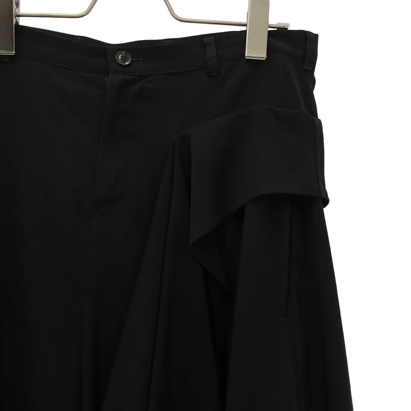 YOHJI YAMAMOTO +NOIR / ヨウジヤマモトプリュスノアール | アシンメトリー スカート NR-S07-500 | 1 | レディース