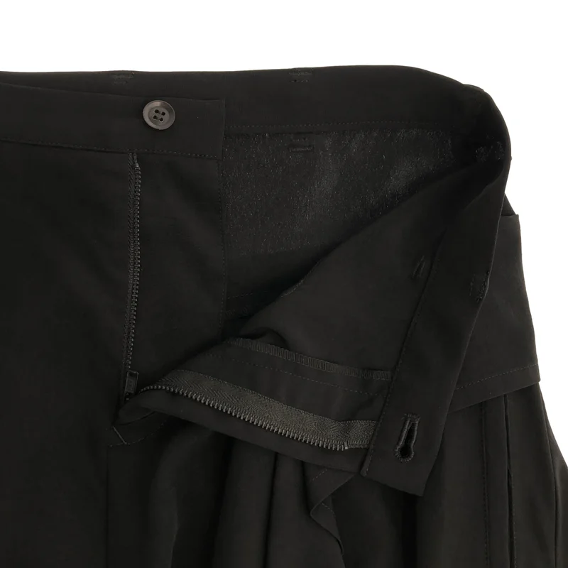 YOHJI YAMAMOTO +NOIR / ヨウジヤマモトプリュスノアール | アシンメトリー スカート NR-S07-500 | 1 | レディース