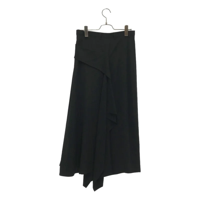 YOHJI YAMAMOTO +NOIR / ヨウジヤマモトプリュスノアール | アシンメトリー スカート NR-S07-500 | 1 | レディース