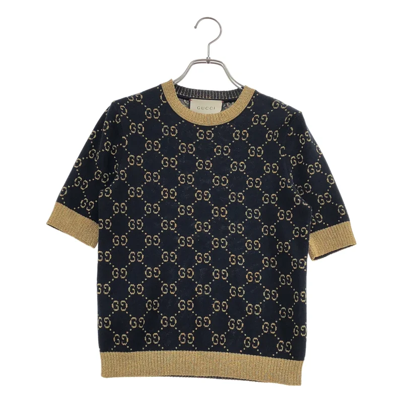 GUCCI / グッチ | コットン GG ラメニットトップス |