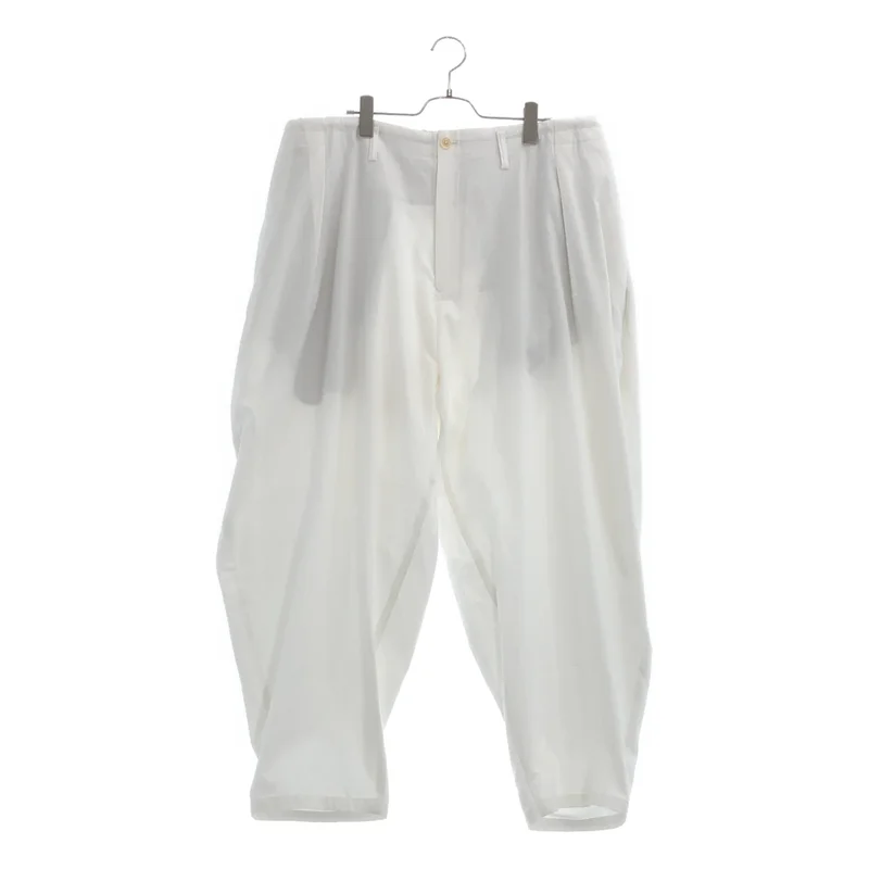 YOHJI YAMAMOTO POUR HOMME / ヨウジヤマモトプールオム | 2026SS | KHADI COTTON DRAPE PANTS カディコットン ドレープパンツ | 2 | メンズ