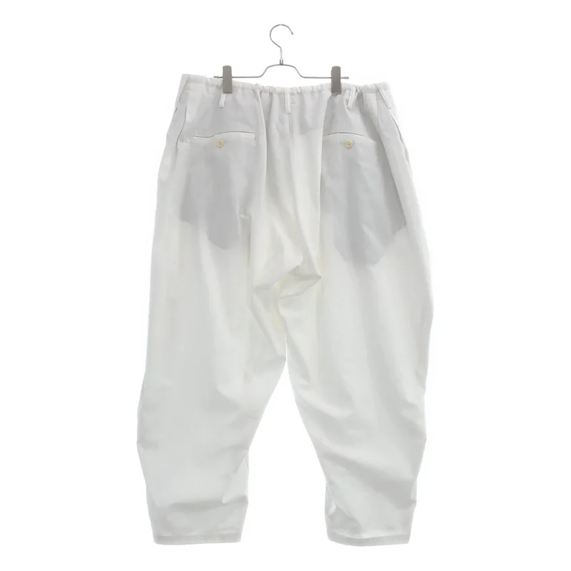 YOHJI YAMAMOTO POUR HOMME / ヨウジヤマモトプールオム | 2026SS | KHADI COTTON DRAPE PANTS カディコットン ドレープパンツ | 2 | メンズ