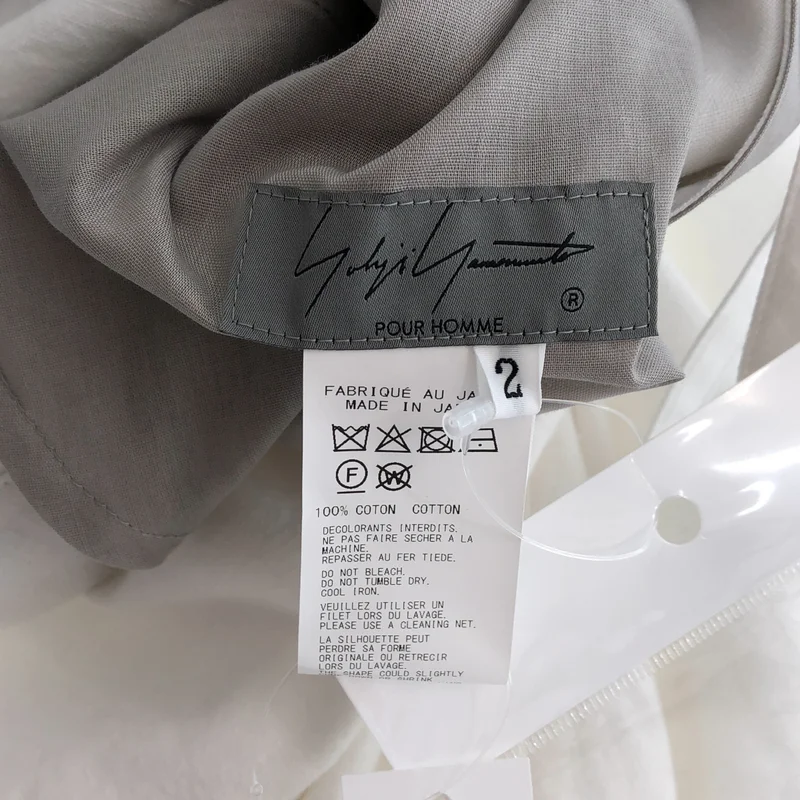 YOHJI YAMAMOTO POUR HOMME / ヨウジヤマモトプールオム | 2026SS | KHADI COTTON DRAPE PANTS カディコットン ドレープパンツ | 2 | メンズ