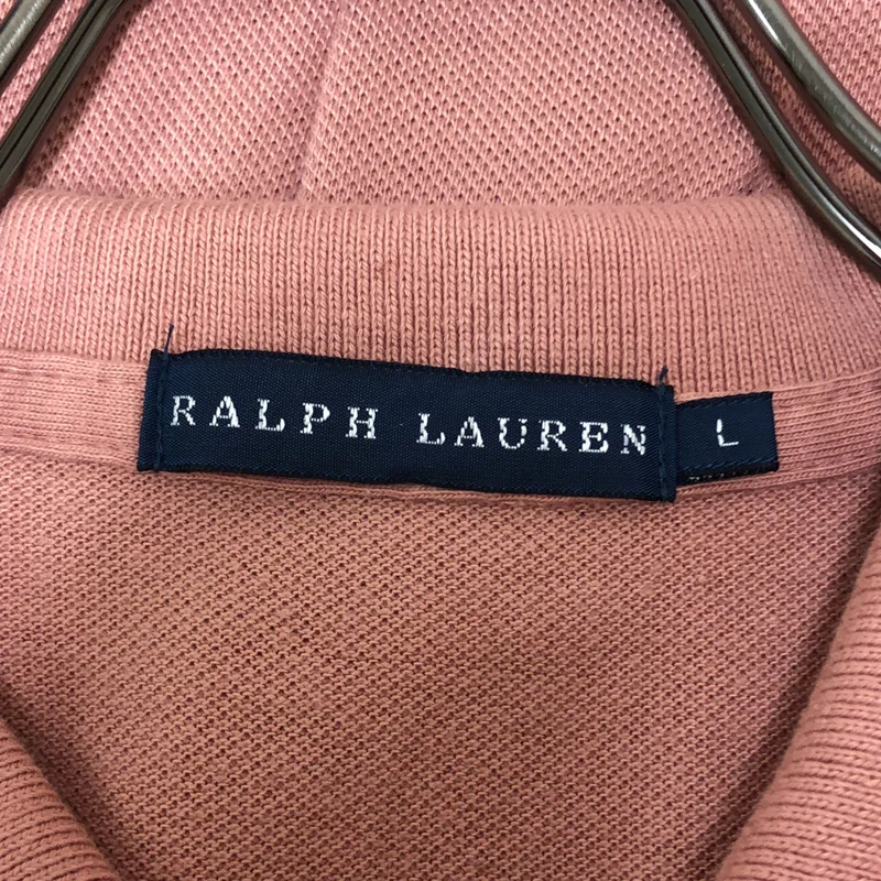 RALPH LAUREN / ラルフローレン | コットン ポニーエンブロイダリー ポロワンピース | L | レディース