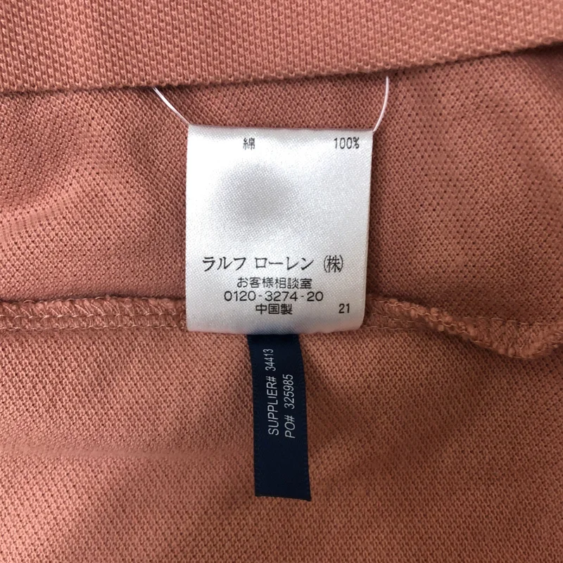 RALPH LAUREN / ラルフローレン | コットン ポニーエンブロイダリー ポロワンピース | L | レディース