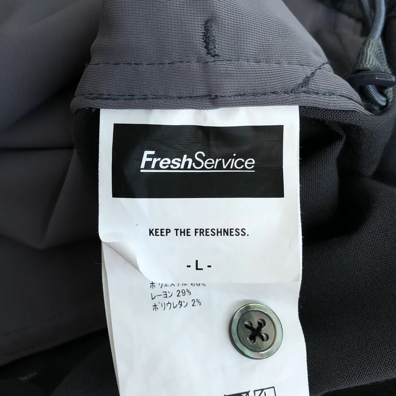 FreshService / フレッシュサービス | 2025SS | WOOLY CLOTH ANORAK SHIRT シャツ FSC251-50107 | L | メンズ