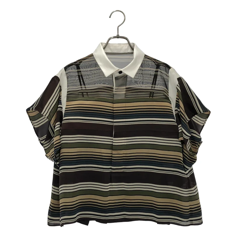 sacai / サカイ | 2026SS | Horizontal Stripe Pullover / ホリゾンタルストライプ プルオーバー | 2 | レディース