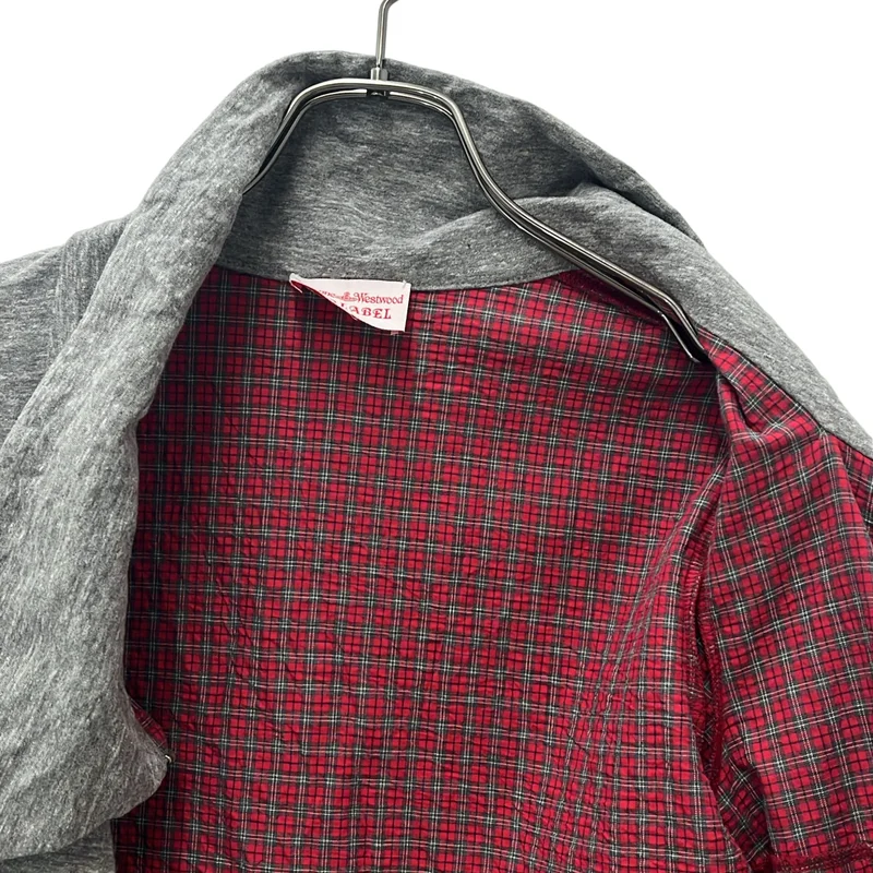 VIVIENNE WESTWOOD RED LABEL / ヴィヴィアンウエストウッドレッドレーベル | コットン ビッグカラー ジップアップブルゾン | M | レディース