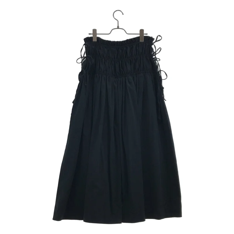 FETICO / フェティコ | 2024SS | GATHERED ORGANIC COTTON MIDI SKIRT ギャザースカート | 1 | レディース
