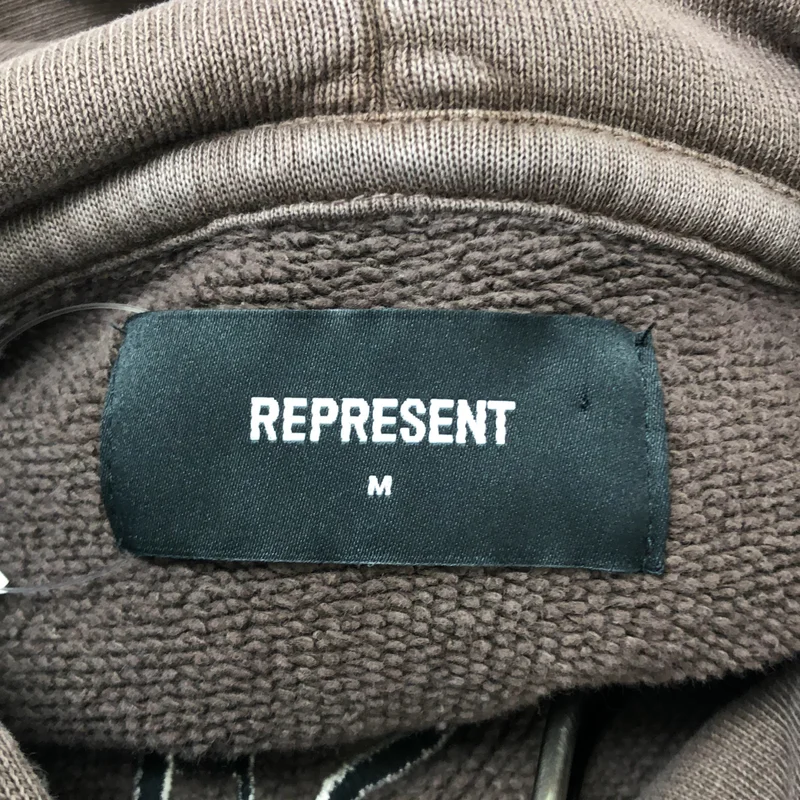 REPRESENT / リプレゼント | CREST HOODIE ロゴ 刺しゅう パーカー | M | メンズ