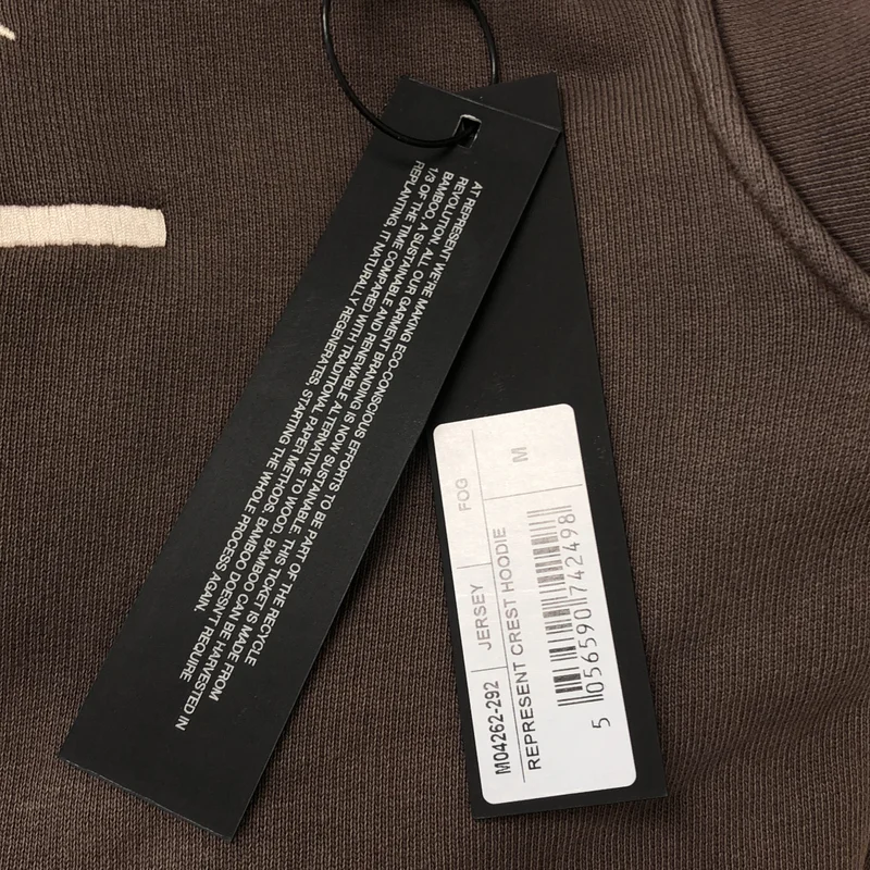 REPRESENT / リプレゼント | CREST HOODIE ロゴ 刺しゅう パーカー | M | メンズ