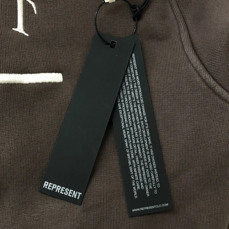 REPRESENT / リプレゼント | CREST HOODIE ロゴ 刺しゅう パーカー | M | メンズ