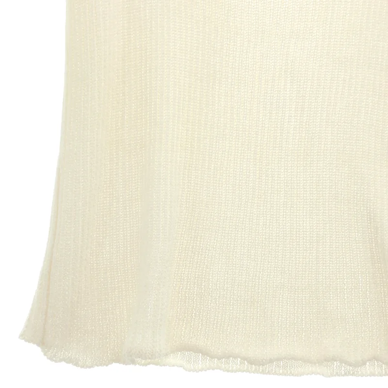 seya. / セヤ | コットン ノースリーブ ニット トップス | S | レディース