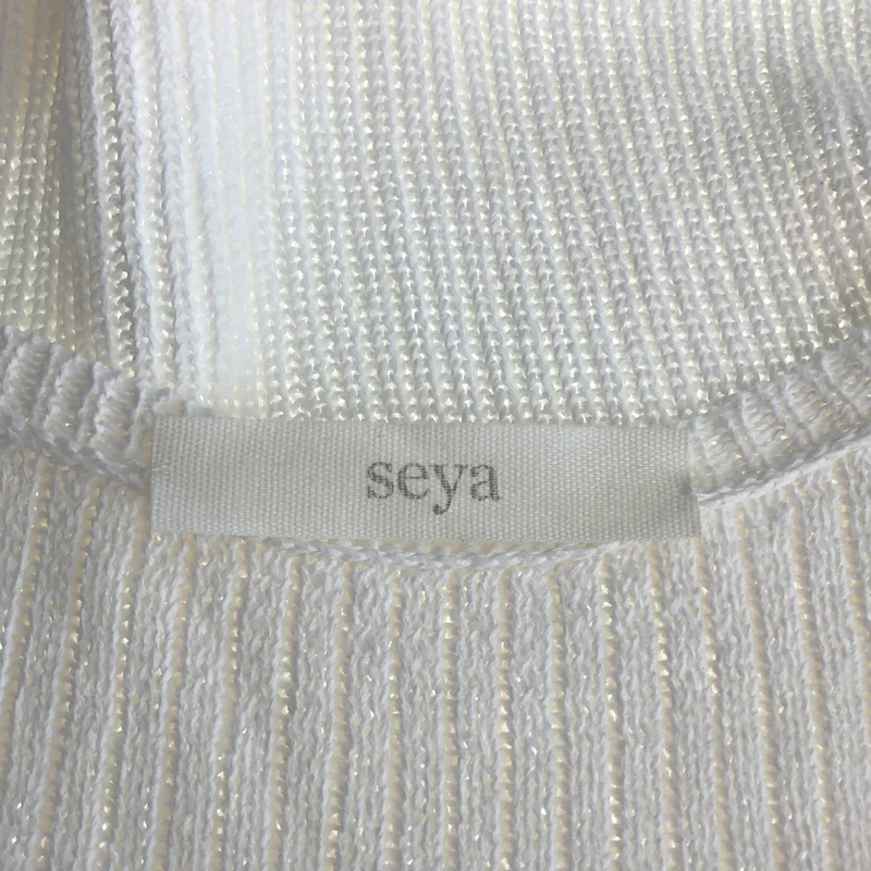 seya. / セヤ | コットン ノースリーブ ニット トップス | S | レディース