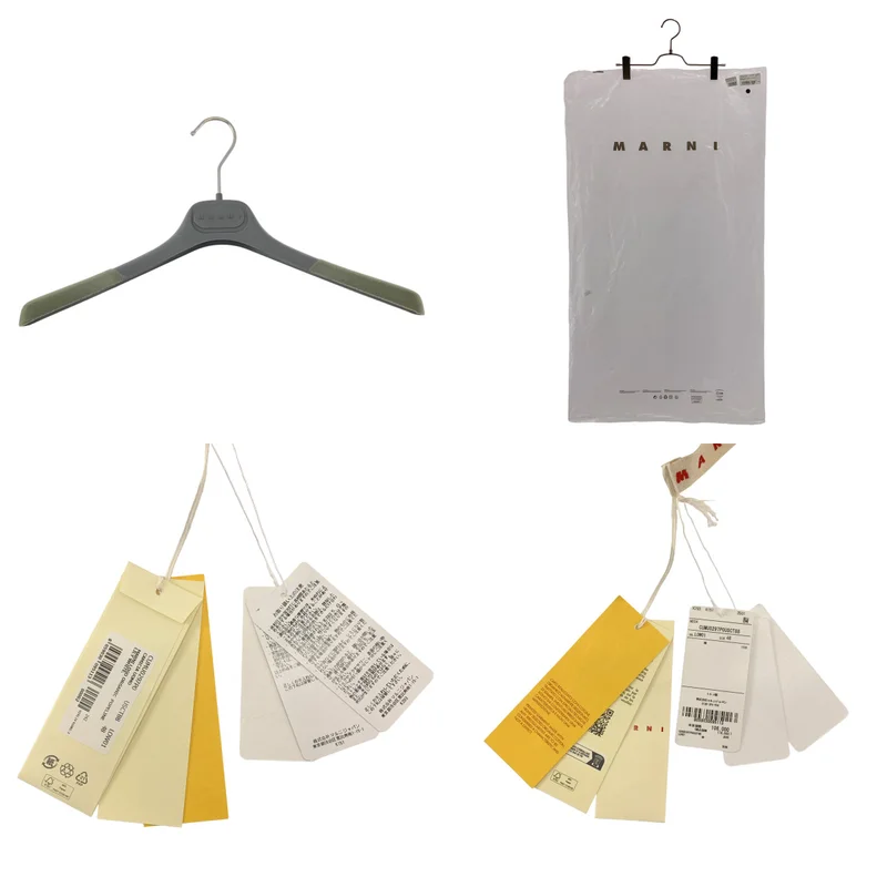 MARNI / マルニ | オーガニックポプリン ロゴ ジップアップ シャツ | 48 | メンズ