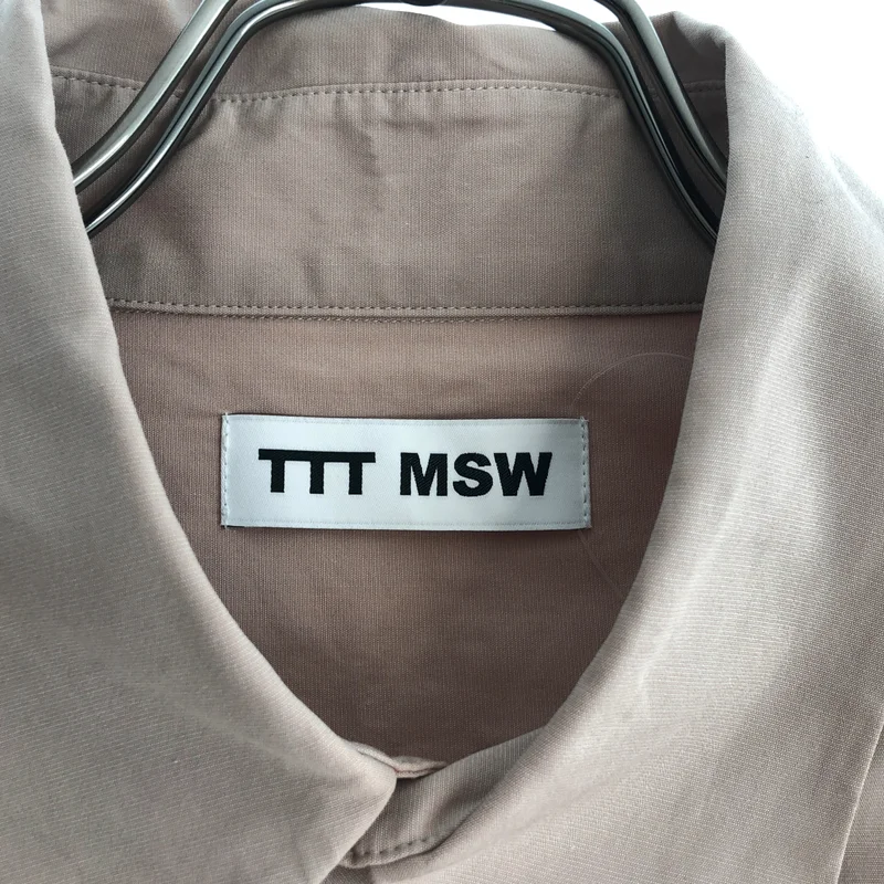 TTT MSW / ティー | コットン ショートスリーブシャツ |