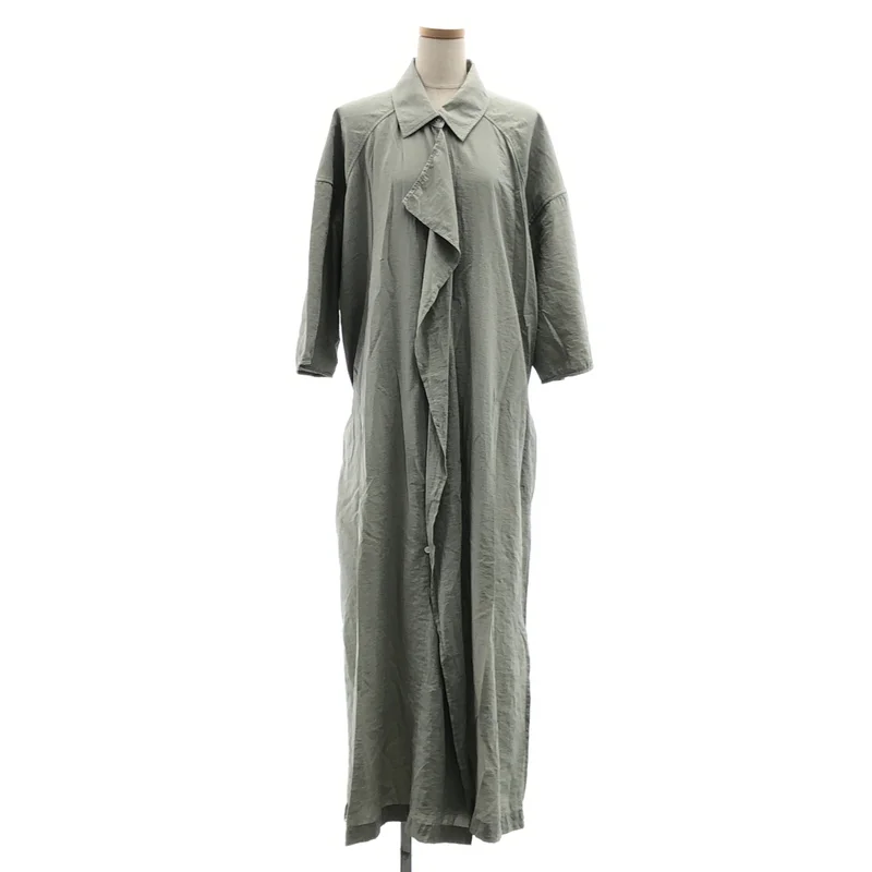 LEMAIRE / ルメール | シルク オーバーシルエット シャツ ワンピース | M | レディース