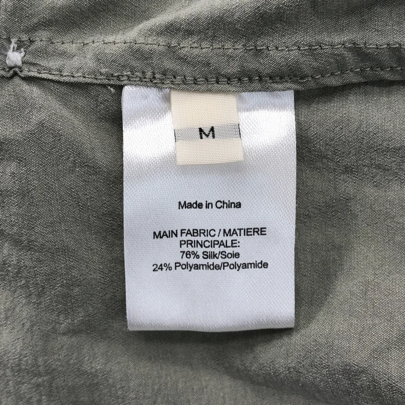 LEMAIRE / ルメール | シルク オーバーシルエット シャツ ワンピース | M | レディース