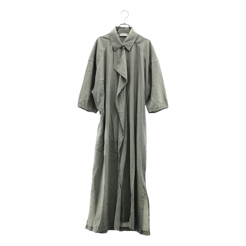 LEMAIRE / ルメール | シルク オーバーシルエット シャツ ワンピース | M | レディース