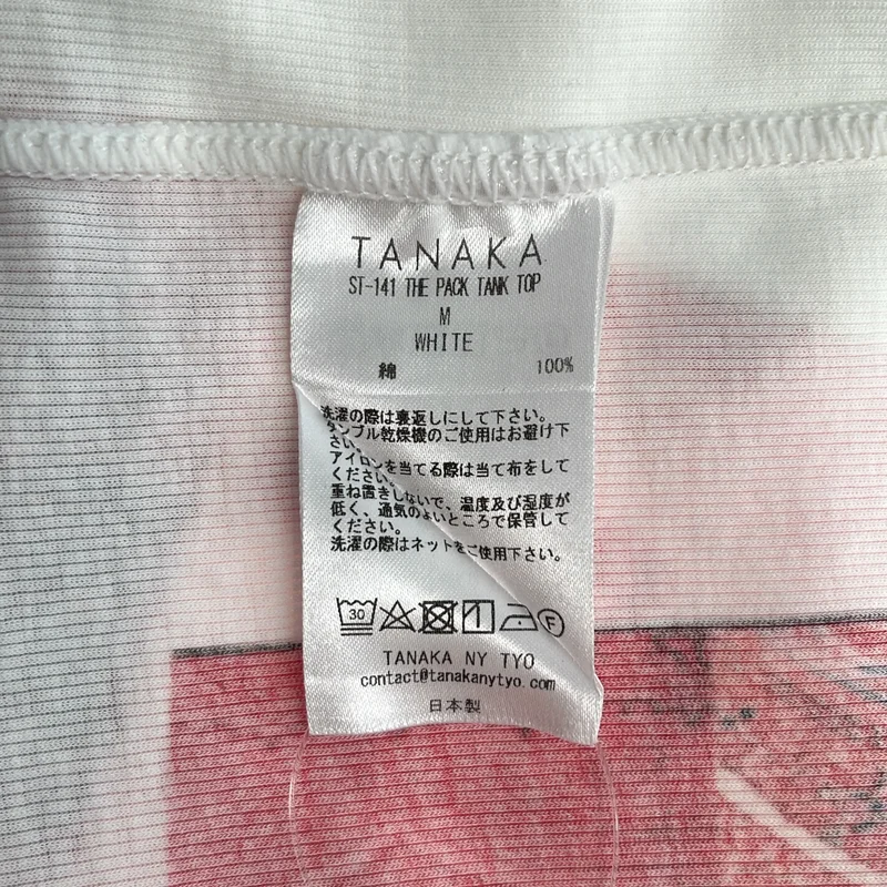 TANAKA / タナカ | THE PACK TANK TOP プリント トップス | M | レディース