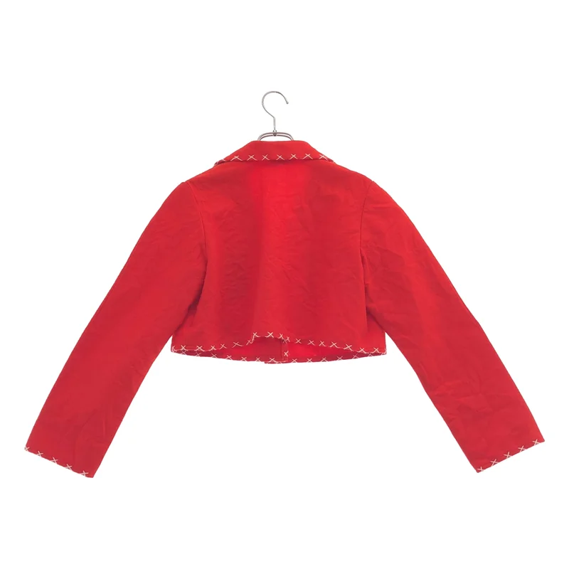 COMME des GARCONS GIRL / コムデギャルソンガール | 2021AW | ポリエステル ステッチワーク シングルジャケット | S | レディース
