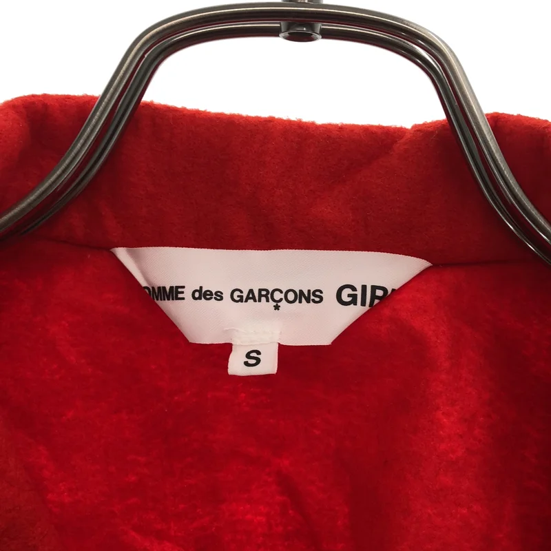 COMME des GARCONS GIRL / コムデギャルソンガール | 2021AW | ポリエステル ステッチワーク シングルジャケット | S | レディース