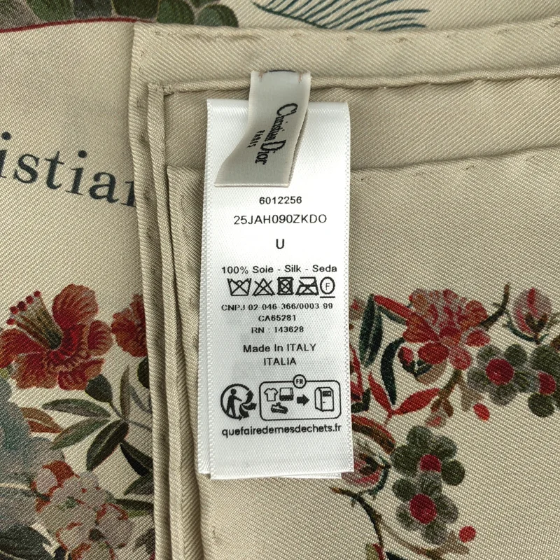 Christian Dior / クリスチャンディオール | シルク スクエアスカーフ 25JAH090ZKDO |