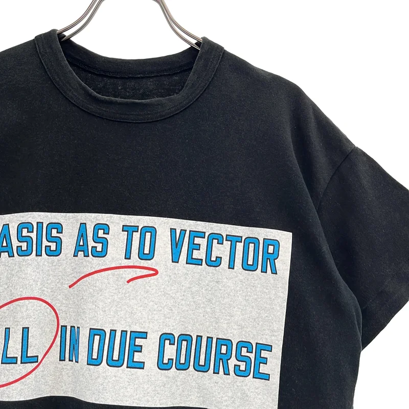 sacai / サカイ | コットン サイドジップ STASIS AS TO VECTOR プリント Tシャツ | 1 | レディース