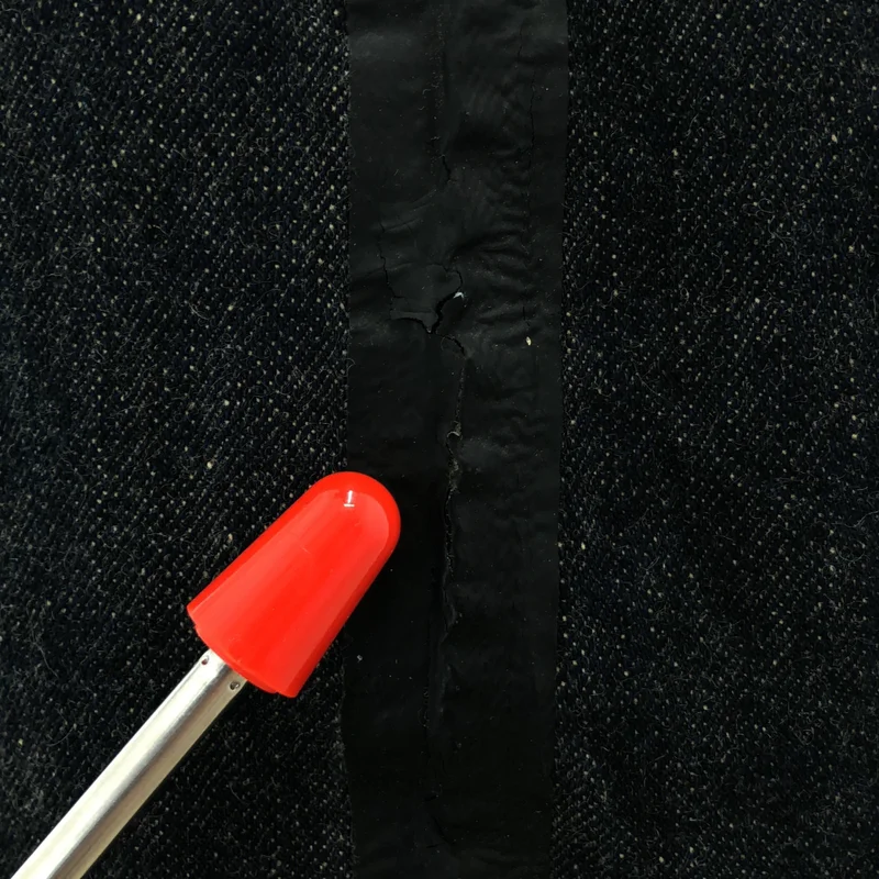 COMME des GARCONS HOMME / コムデギャルソンオム | 2003AW | 製品洗い チンストラップ ベルテッド デニム オーバーコート | M | メンズ