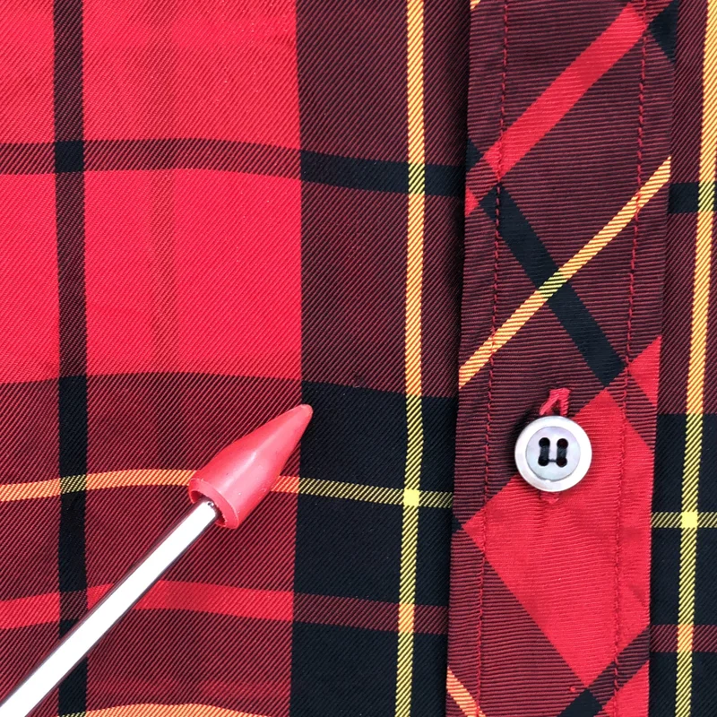 JUNYAWATANABE COMMEdesGARCONS MAN / ジュンヤワタナベマン | 2003AW | pink / チェック ボタンダウン ハーフスリーブシャツ | S | レディース
