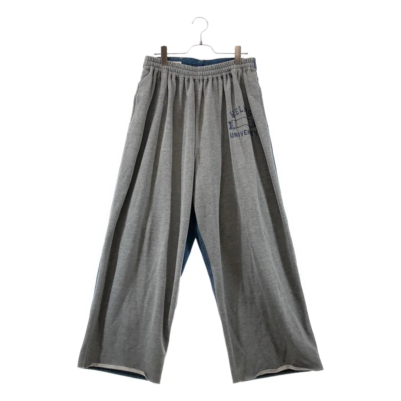 INSCRIRE / アンスクリア | ×lee sweat pants / ドローストリング スウェット デニムパンツ | S | レディース