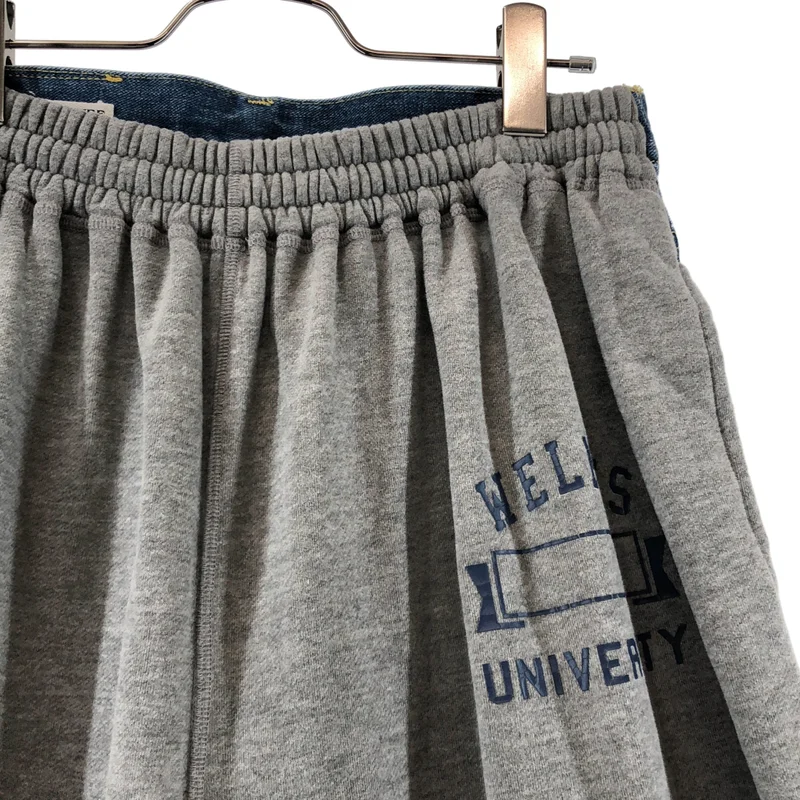 INSCRIRE / アンスクリア | ×lee sweat pants / ドローストリング スウェット デニムパンツ | S | レディース