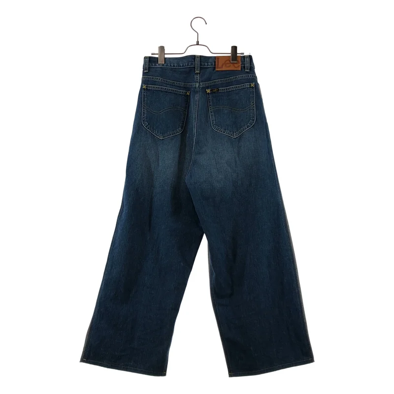 INSCRIRE / アンスクリア | ×lee sweat pants / ドローストリング スウェット デニムパンツ | S | レディース