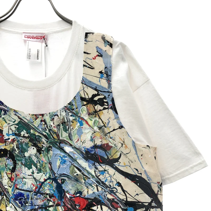 Charles Jeffrey Loverboy / チャールズ ジェフリー ラバーボーイ | CANVAS VEST TEE グラフィックパッチ Tシャツ | M | レディース